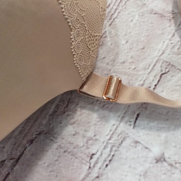 Soma Vanishing Lace Trim Perfect Coverage Bra Beige 40DDD - Picture 7 of 13